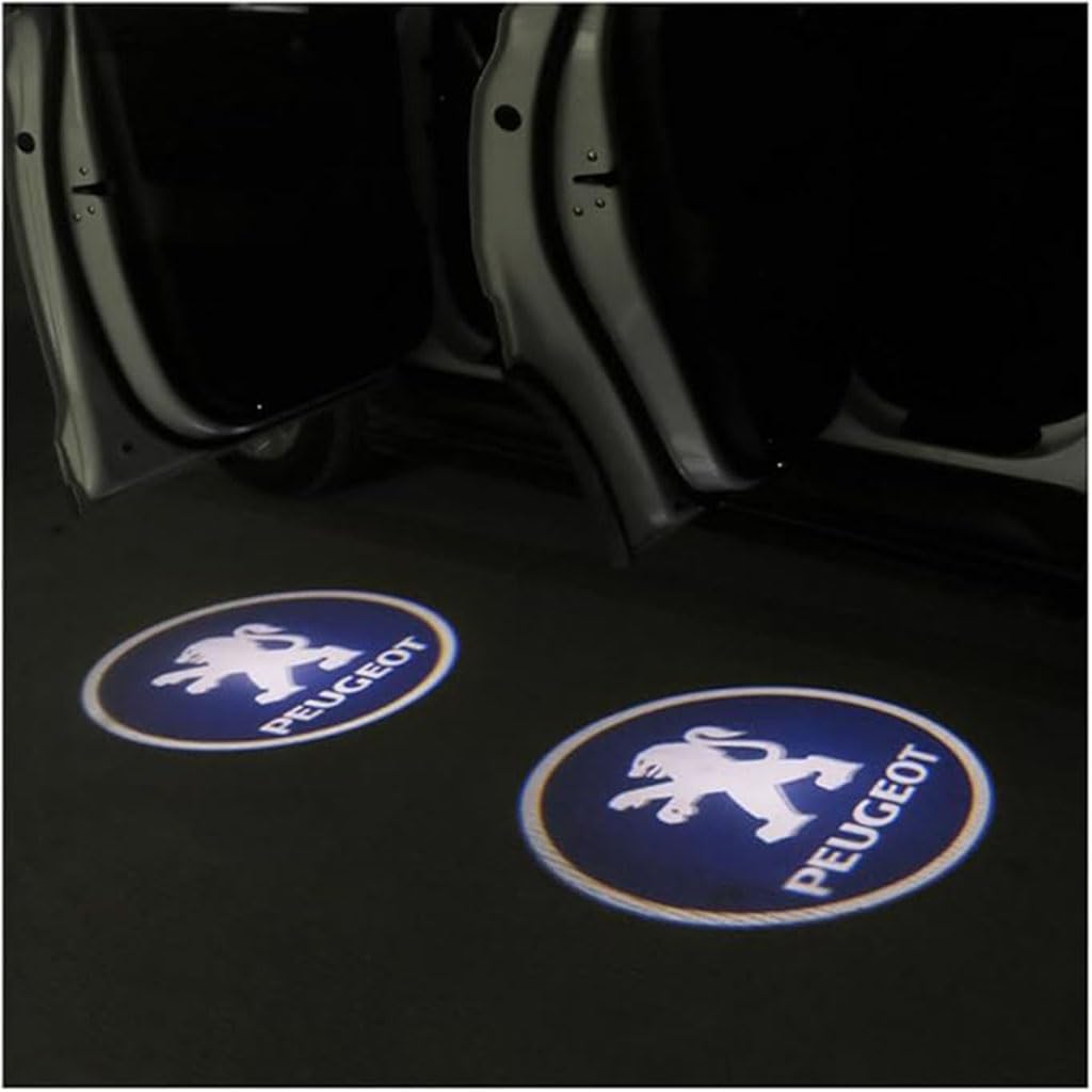 Zhangsup 2 Stücke Autotür Willkommenslicht für Peugeot 208 e-208 2020-2023 2024,HD Türbeleuchtung Logo Projektor Einstiegsbeleuchtung Autotür Auto Zubehör Zhangsup 2 Stücke Autotür Willkommenslicht für Peugeot 208 e-208 2020-2023 2024,HD Türbeleuchtung Logo Projektor Einstiegsbeleuchtung Autotür Auto Zubehör von Zhangsup