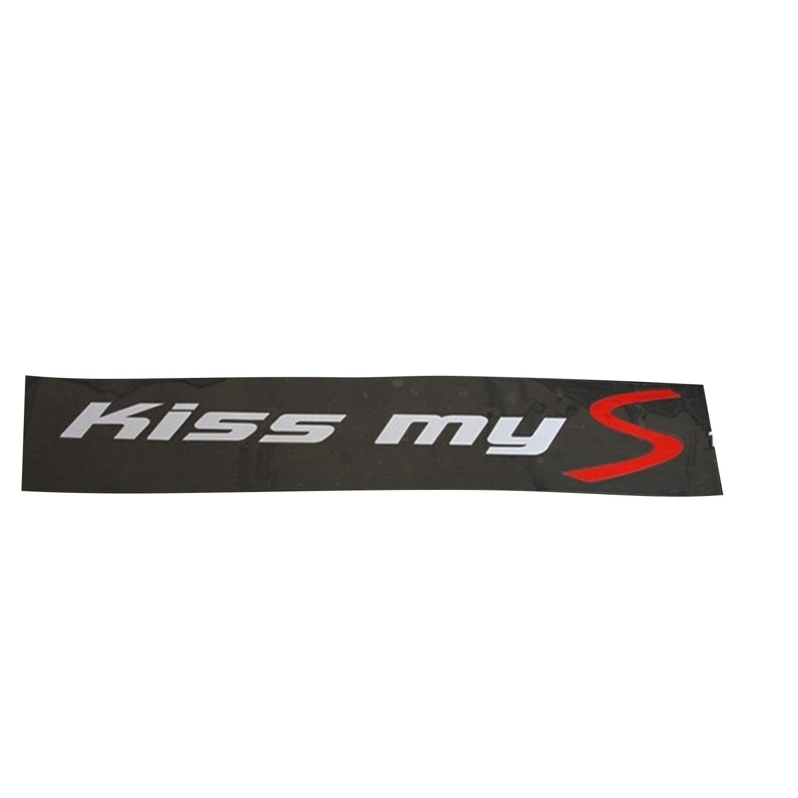 ZhengELE Car Styling Kiss My S Windschutzscheibe Aufkleber Seitenscheibe Reflektierende Aufkleber for Mini Cooper R56 R57 R50 R52 F55 F56 F60 R60 R61 R53 (Color Name : Big Size) von ZhengELE