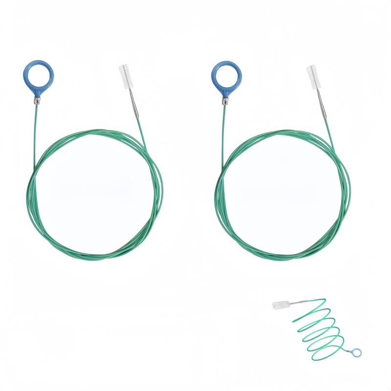Zhenghebuy 2 Stück Drain Unblocker Wire,Flexible Abflussbürste,Schlauchbürste Rohrbürste 300cm,Flexible Reinigungsbürste für Rohre mit Schmalem Abflussloch von Zhenghebuy