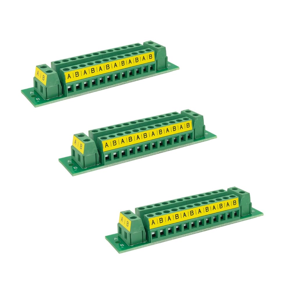 3PCS 16 Amp 2x12 Position Terminal Block Distribution Module for AC DC 3PCS 16 Amp 2x12 Position Terminal Block Distribution Module for AC DC von ZhidemaStar
