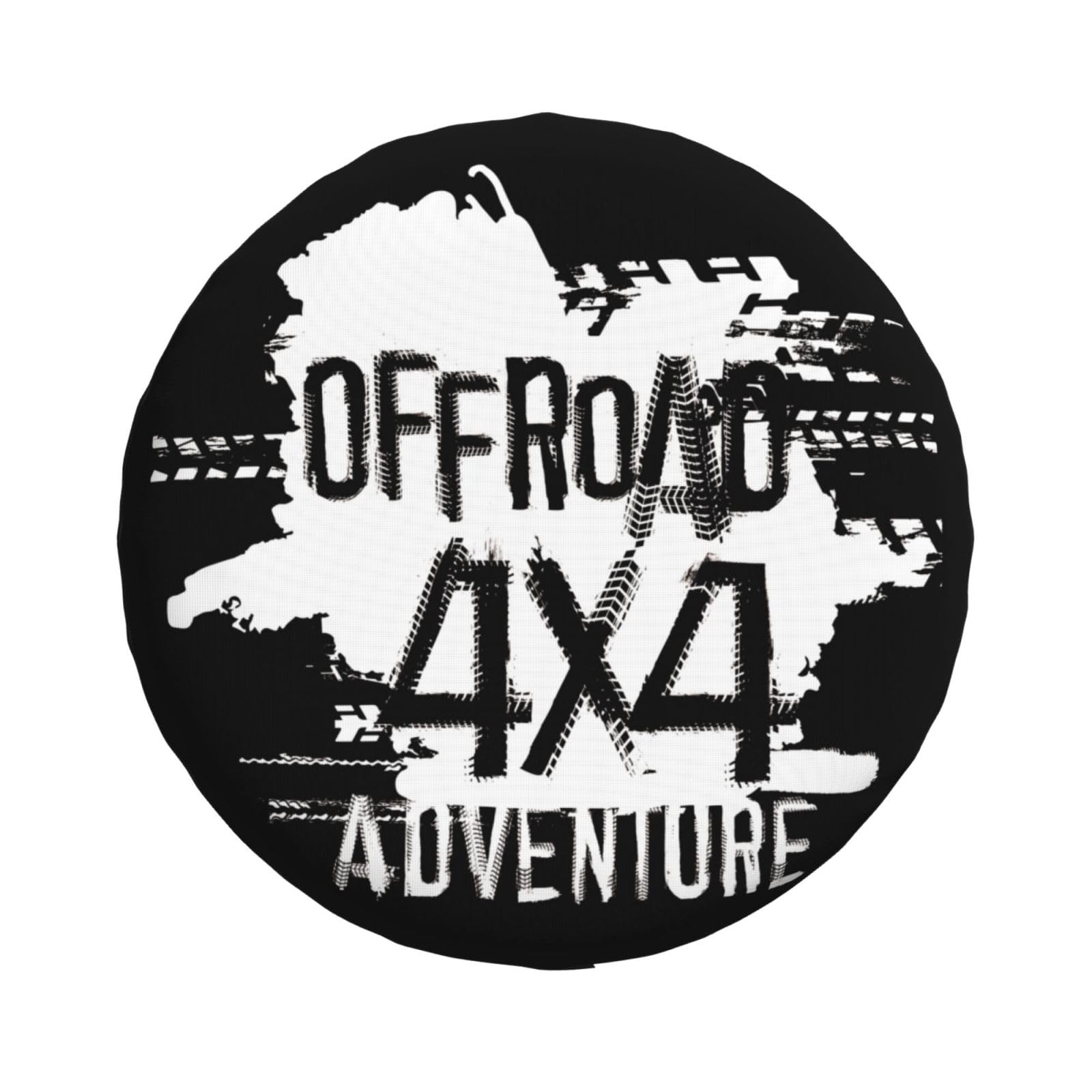 Universal Ersatz Ersatzrad Abdeckung Off Road 4x4 Adventure Wasserdicht Reserveradabdeckung Staubdicht Reifen für Anhänger, Wohnmobil, SUV, Geländewagen Rad 15 Zoll von Zhimahou