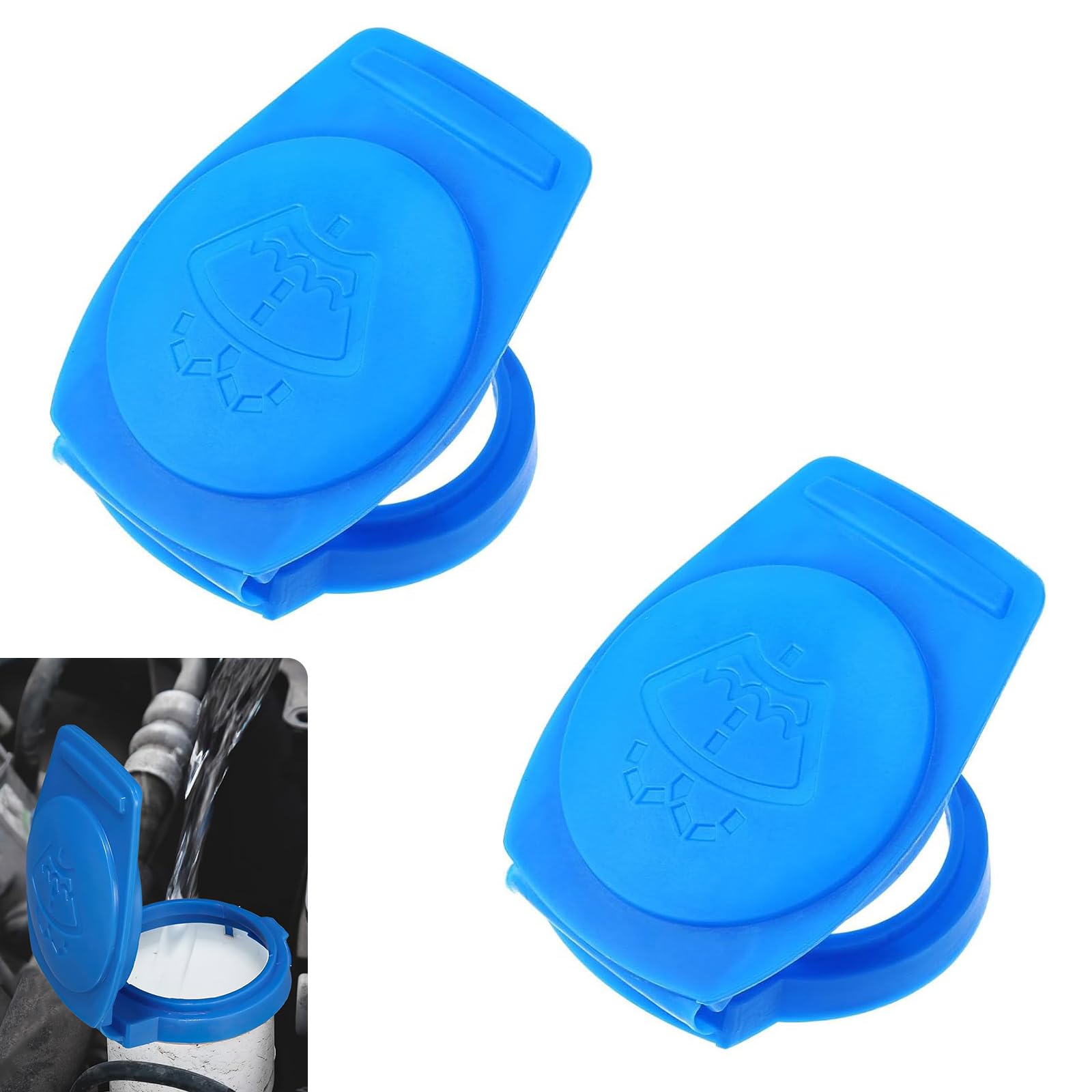 2 Stück Deckel Für Scheibenwaschbehälter, 3q0955455 Scheibenwischer Waschflüssigkeitsbehälter Tankdeckel,Scheibenwaschbehälter Deckel,Scheibenwischer Behälter Für Autos Scheibenwaschanlage 2 Stück Deckel Für Scheibenwaschbehälter, 3q0955455 Scheibenwischer Waschflüssigkeitsbehälter Tankdeckel,Scheibenwaschbehälter Deckel,Scheibenwischer Behälter Für Autos Scheibenwaschanlage von ZhongShuang