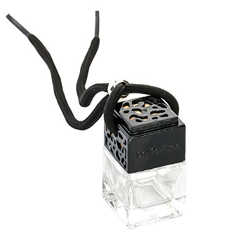 Zhuodingsen 5 StüCk Quadratische Glasflasche FüR Diffusor, Auto ParfüM Leere Flasche RüCkspiegel Ornament ParfüM AnhäNger Lufterfrischer Auto-Styling, Schwarz Zhuodingsen 5 StüCk Quadratische Glasflasche FüR Diffusor, Auto ParfüM Leere Flasche RüCkspiegel Ornament ParfüM AnhäNger Lufterfrischer Auto-Styling, Schwarz von Zhuodingsen