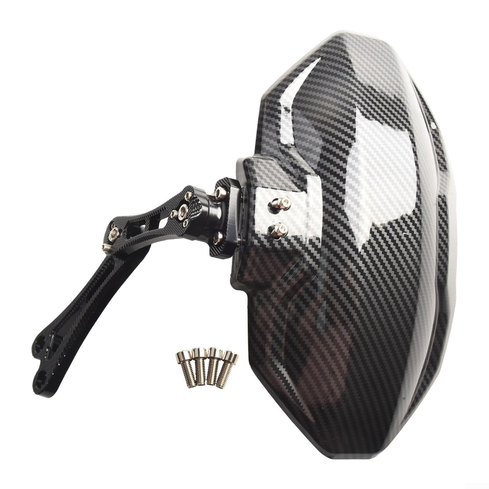 Hinteres Schutzblech aus Karbonfaser für Motorräder mit Aluminiumrahmen, Schwarz Hinteres Schutzblech aus Karbonfaser für Motorräder mit Aluminiumrahmen, Schwarz von ZiStarlilife
