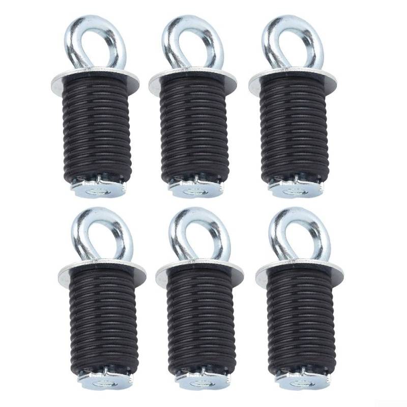 Robuste Spannanker für Polaris für RZR1000 für UTV, 6 Stück Lock and Ride Cargo Haken für sichere Ladung von ZiStarlilife