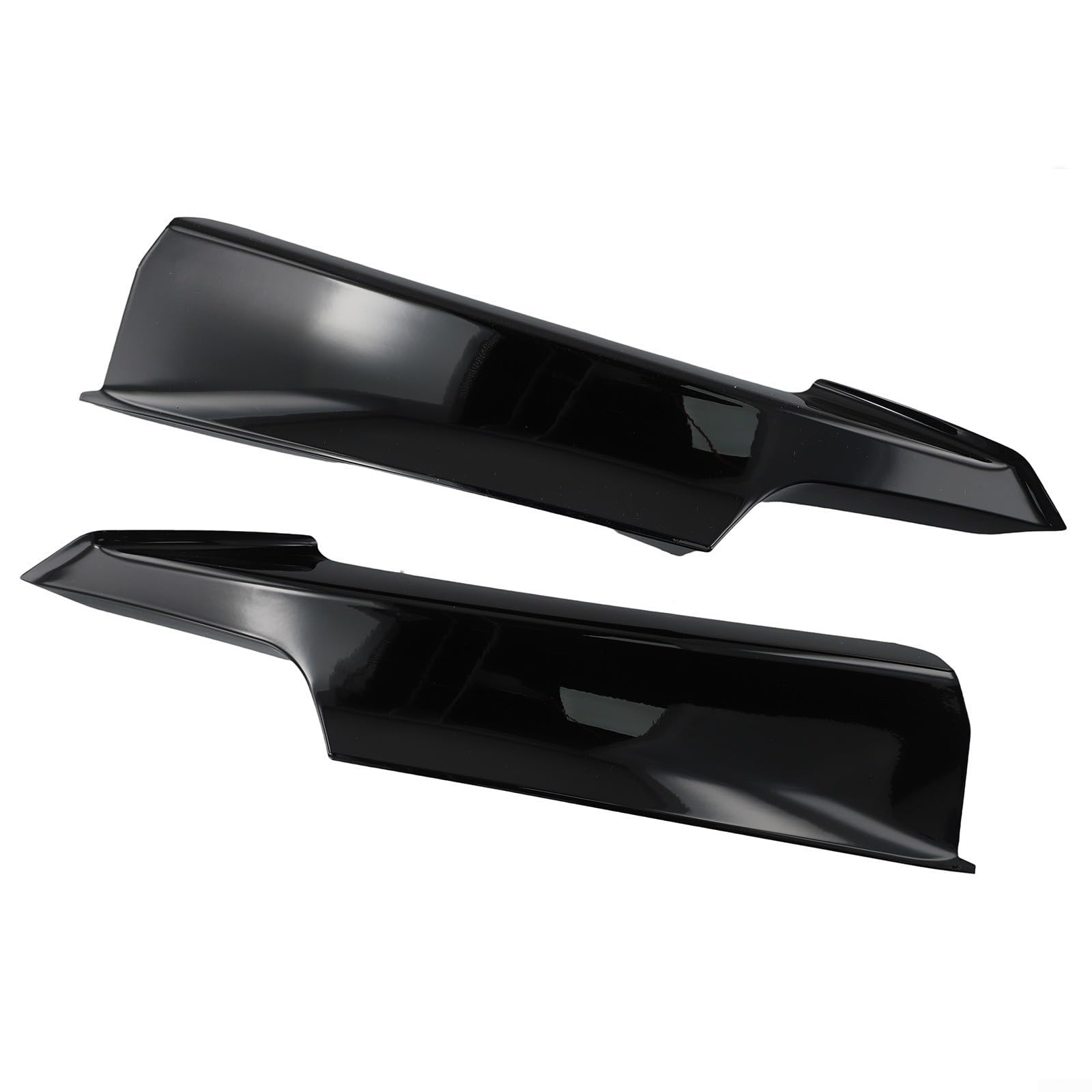 ZiStarlilife 1 Paar Frontstoßstange Seitensplitter Abdeckung für BMW 3er F30 M Sport 320i 325i 13-2019 Außenleiste Zierleiste Ersatzteile Autozubehör (Schwarz) von ZiStarlilife