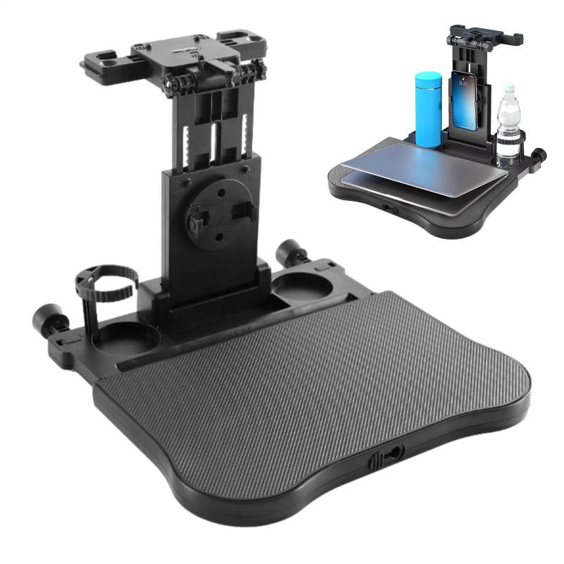 Autotisch - Multifunktionaler Klappbarer Autoschreibtisch - Auto-Rücksitztisch, Auto-Rücksitztisch - Klappbarer Auto-Tabletttisch, Klappbares Tablett Für Essen Und Getränke von Ziennhu