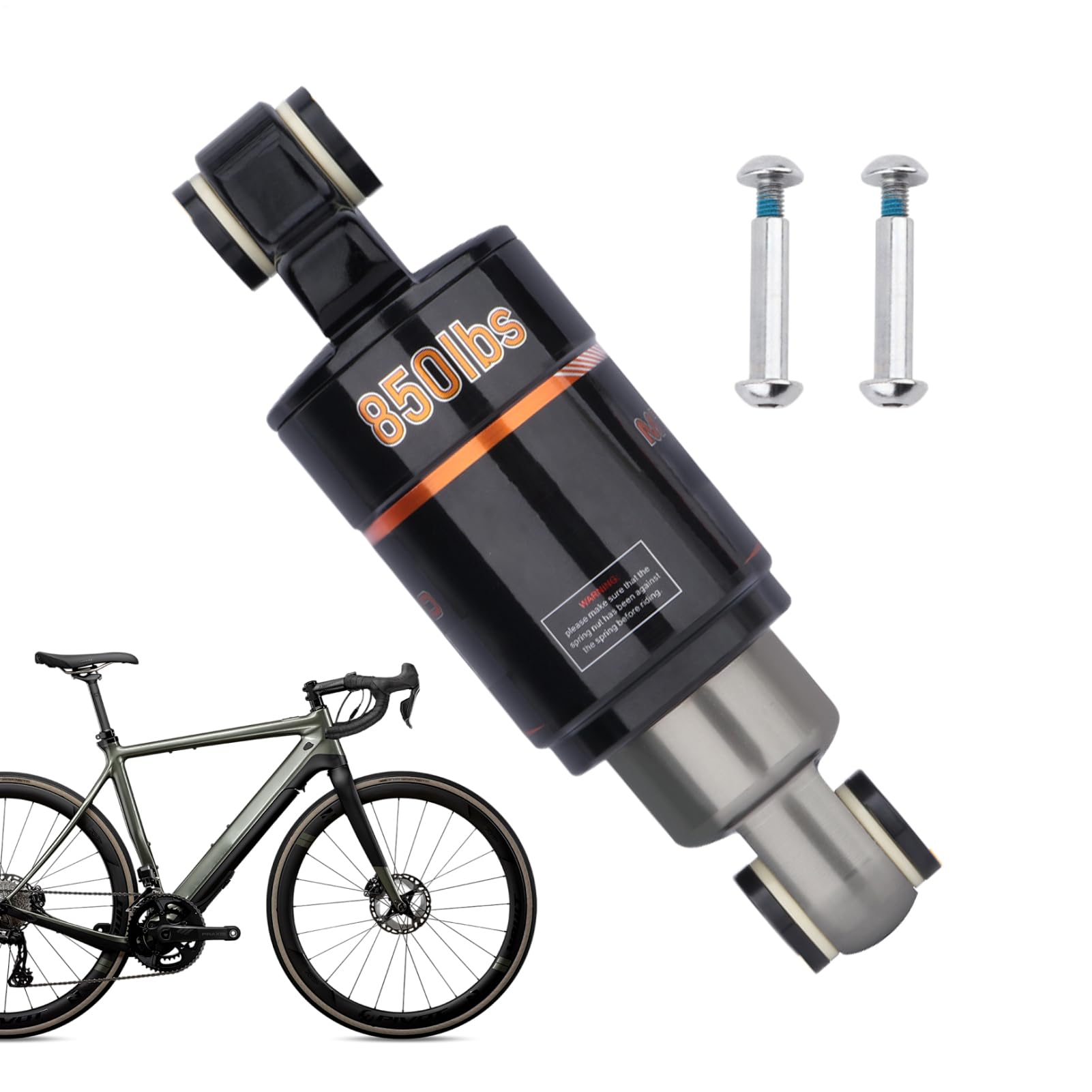 Hintere Stoßdämpfer | Compact Bike Towing Dämpfung Suspension Tool | Langlebige Stoßdämpfermut Für Fahrräder, Straßenräder, Roller, Motorräder, ATVs, Dirtbikes, Raues Gelände Hintere Stoßdämpfer | Compact Bike Towing Dämpfung Suspension Tool | Langlebige Stoßdämpfermut Für Fahrräder, Straßenräder, Roller, Motorräder, ATVs, Dirtbikes, Raues Gelände von Ziennhu