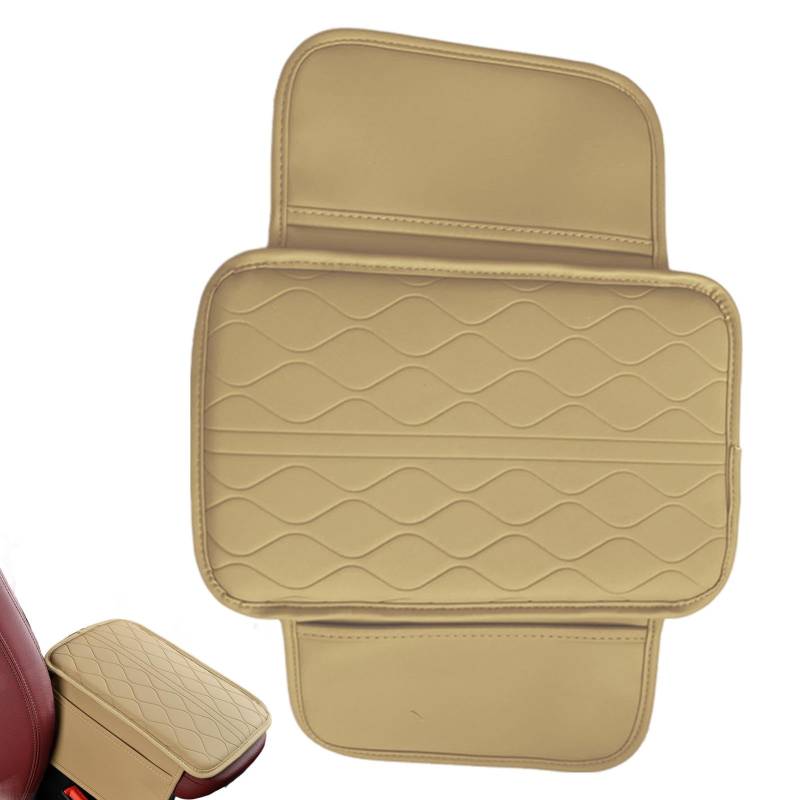 Ziennhu Auto Armlehnenabdeckung mit Aufbewahrungstaschen, Mittelkonsolenabdeckung, Anti-Kratzer und Rutschfester Schutz, Auto Armlehne Box Matte von Ziennhu