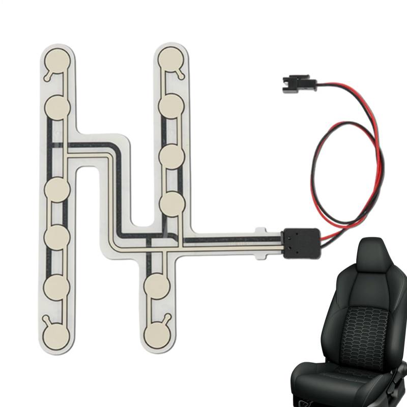 Ziennhu Drucksensor für Auto, Drucksensor – Sicherheit des Autos, Warnsignal und Geräusche, Zubehör für Busen, Massagesessel, Kindersitz von Ziennhu