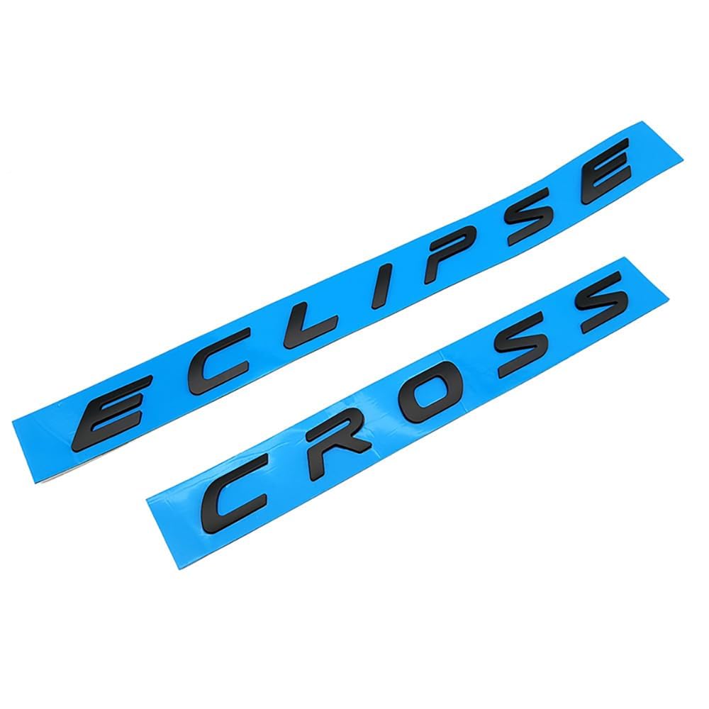 Karosserie-Embleme, Ersatz-Aufkleber für den hinteren Kofferraum, Heckklappe, Chrom-Buchstaben für Eclipse Cross 3D-Abzeichen-Zubehör,normal-A von Zikger