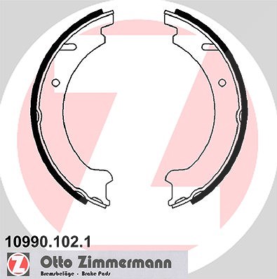 Zimmermann Bremsbackensatz, Feststellbremse [Hersteller-Nr. 10990.102.1] für Volvo von Zimmermann