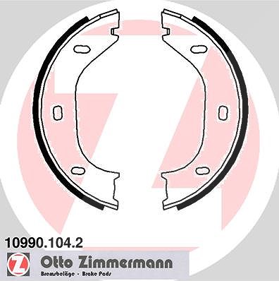 Zimmermann Bremsbackensatz, Feststellbremse [Hersteller-Nr. 10990.104.2] für Alfa Romeo, BMW von Zimmermann