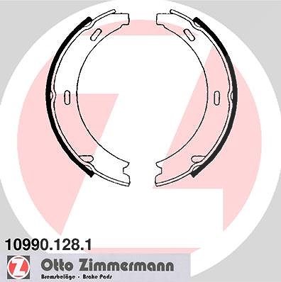 Zimmermann Bremsbackensatz, Feststellbremse [Hersteller-Nr. 10990.128.1] für Mercedes-Benz von Zimmermann