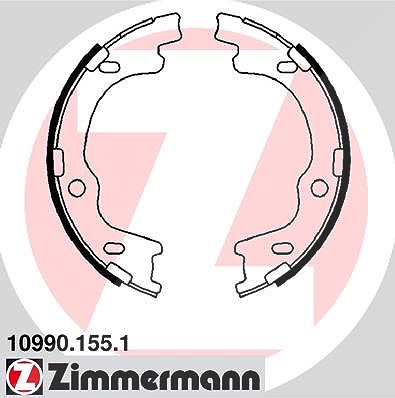Zimmermann Bremsbackensatz, Feststellbremse [Hersteller-Nr. 10990.155.1] für Hyundai, Kia von Zimmermann