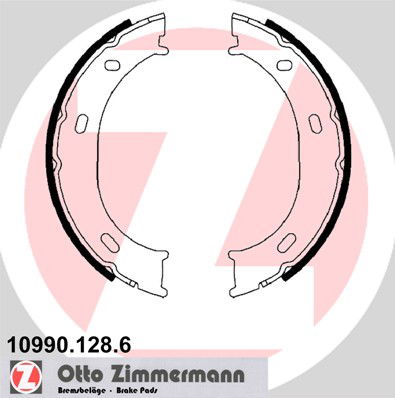 Bremsbackensatz, Feststellbremse Hinterachse beidseitig Zimmermann 10990.128.6 Bremsbackensatz, Feststellbremse Hinterachse beidseitig Zimmermann 10990.128.6 von Zimmermann