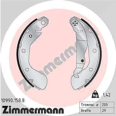Zimmermann Bremsbackensatz [Hersteller-Nr. 10990.158.8] für Opel von Zimmermann