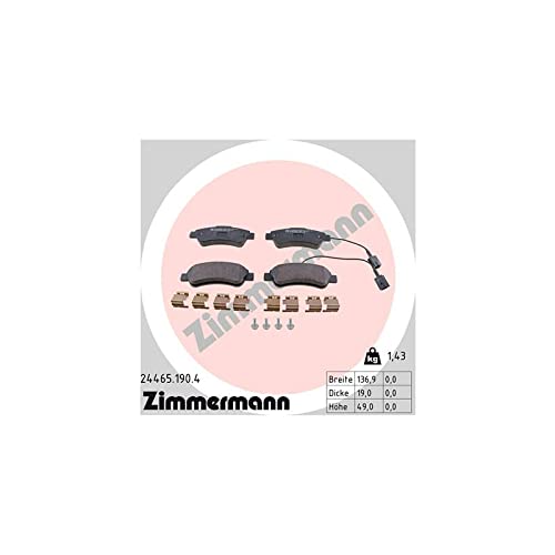 ZIMMERMANN Bremsbelagsatz, Scheibenbremse 24465.190.4 ZIMMERMANN Bremsbelagsatz, Scheibenbremse 24465.190.4 von Zimmermann