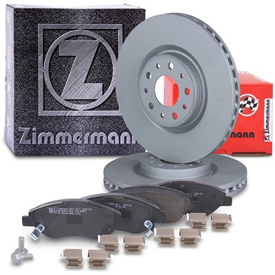 Zimmermann Bremsscheiben +Bremsbeläge vorne für Fiat von Zimmermann