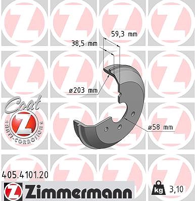 Zimmermann Bremstrommel [Hersteller-Nr. 405.4101.20] für Smart von Zimmermann