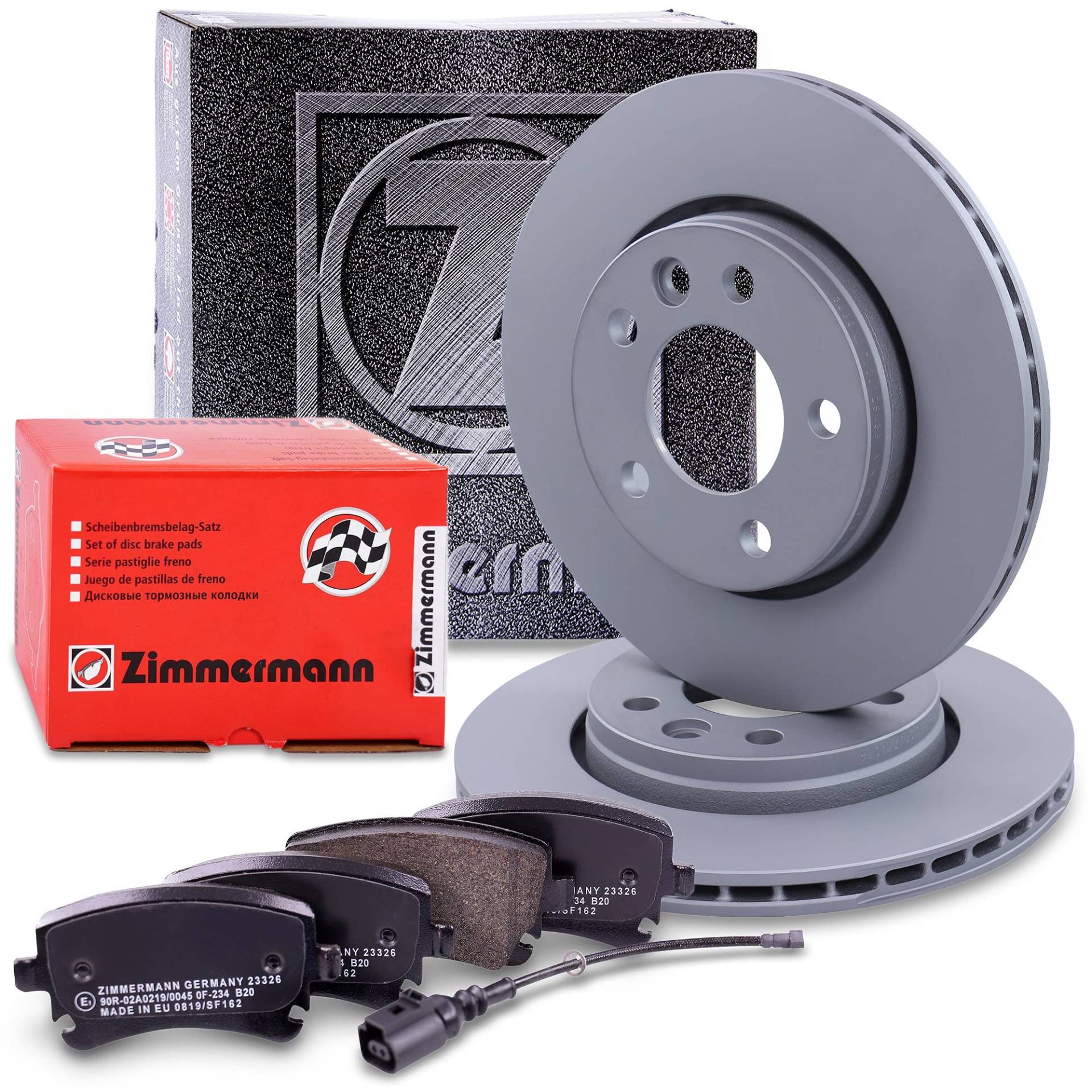 ZIMMERMANN Bremsenset Hinterachse inkl. Bremsscheiben Ø 294 mm Belüftet + Bremsbeläge hinten + Verschleißkontakt ZIMMERMANN Bremsenset Hinterachse inkl. Bremsscheiben Ø 294 mm Belüftet + Bremsbeläge hinten + Verschleißkontakt von Zimmermann