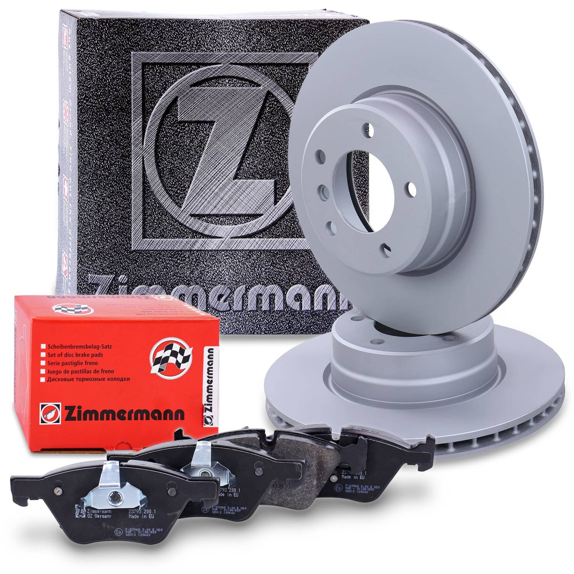 ZIMMERMANN Bremsenset Vorderachse inkl. Bremsscheiben Belüftet Ø 310 mm + Bremsbeläge vorne BMW 5er (E60),5 Touring (E61) von Zimmermann