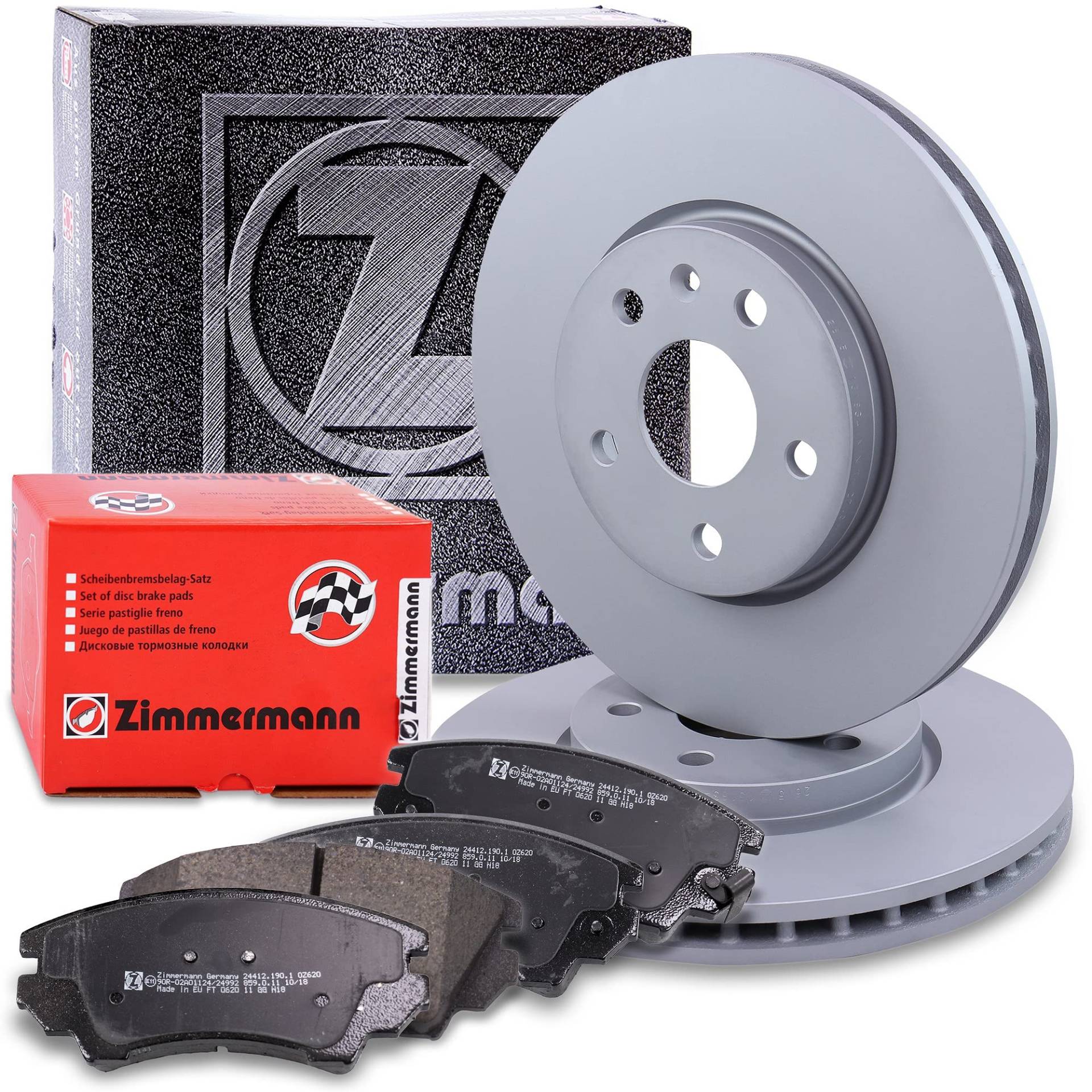 ZIMMERMANN Bremsenset Vorderachse inkl. Bremsscheiben Belüftet Ø 321 mm + Bremsbeläge vorne CHEVROLET MALIBU (V300);OPEL INSIGNIA A (G09) Sports Tourer (G09) Stufenheck (G09);SAAB 9-5 (YS3G) von Zimmermann