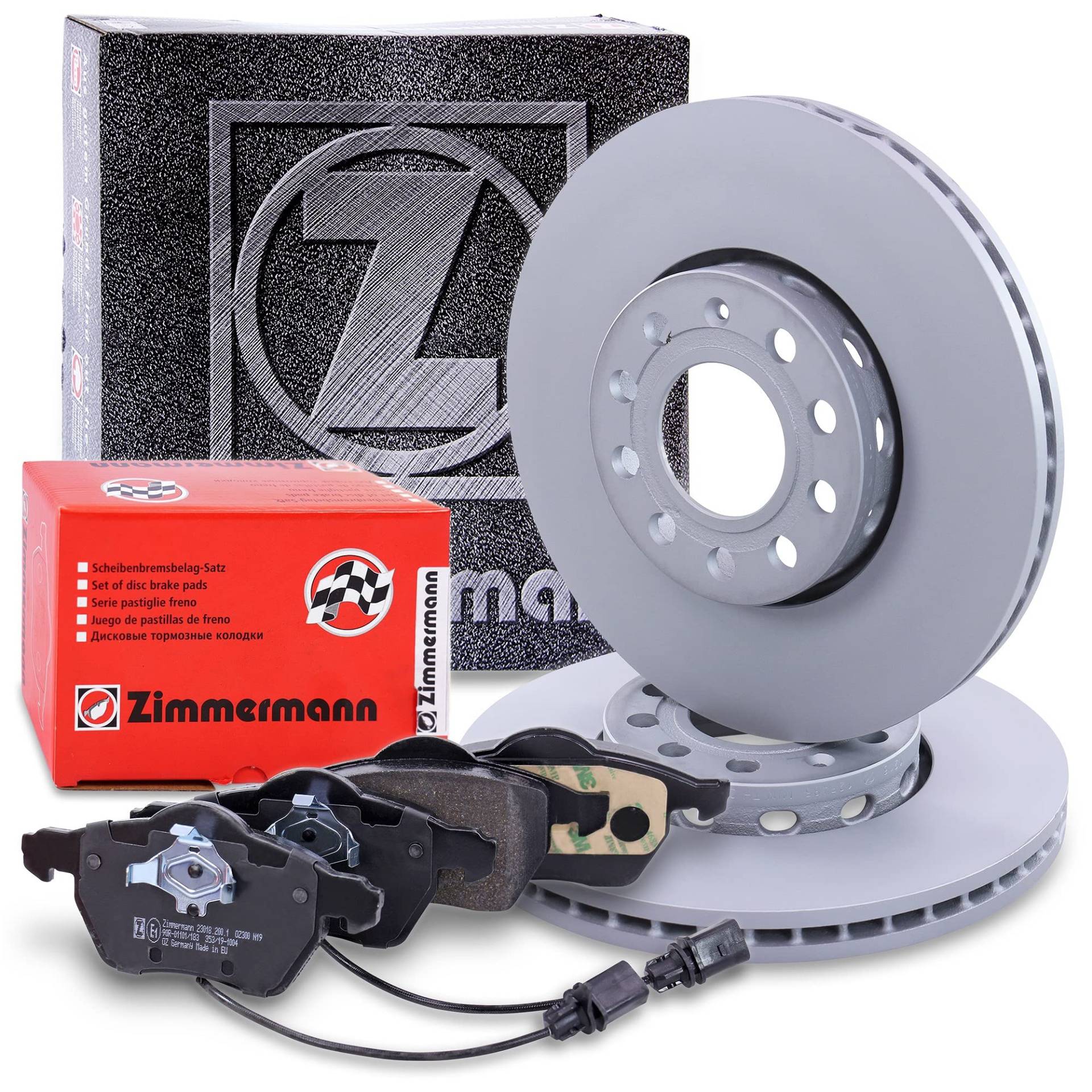 ZIMMERMANN Bremsenset Vorderachse inkl. Bremsscheiben Belüftet Ø 288 mm + Bremsbeläge vorne Kompatibel mit AUDI A4 B5, A4 B6, A4 B7, A6 C5 (4B2), A6 C5 Avant (4B5), SEAT EXEO, SKODA SUPERB I (3U4) ZIMMERMANN Bremsenset Vorderachse inkl. Bremsscheiben Belüftet Ø 288 mm + Bremsbeläge vorne Kompatibel mit AUDI A4 B5, A4 B6, A4 B7, A6 C5 (4B2), A6 C5 Avant (4B5), SEAT EXEO, SKODA SUPERB I (3U4) von ZIMMERMANN