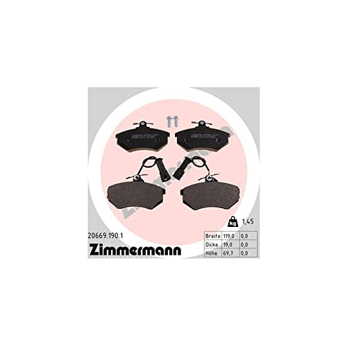 ZIMMERMANN 20669.190.1 Serie Bremsbeläge, vorne, 2 Sensoren, inklusive Platte dämpfend ZIMMERMANN 20669.190.1 Serie Bremsbeläge, vorne, 2 Sensoren, inklusive Platte dämpfend von Zimmermann