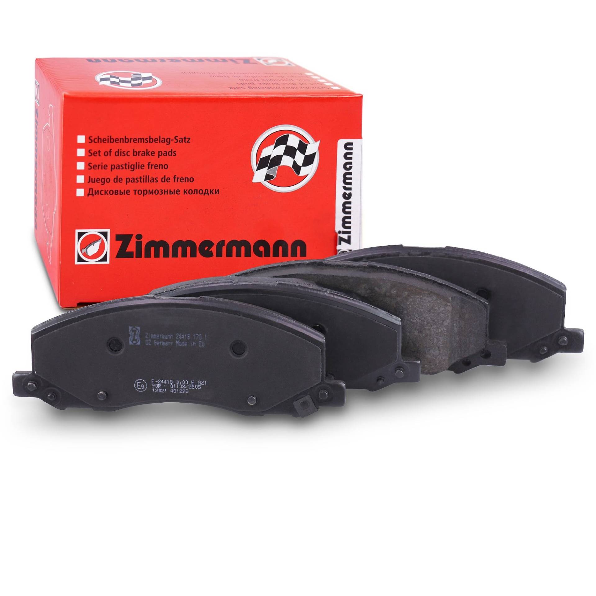 ZIMMERMANN 24418.170.1 Serie Bremsbeläge, vorne, 2 Sensoren Akustische ZIMMERMANN 24418.170.1 Serie Bremsbeläge, vorne, 2 Sensoren Akustische von Zimmermann
