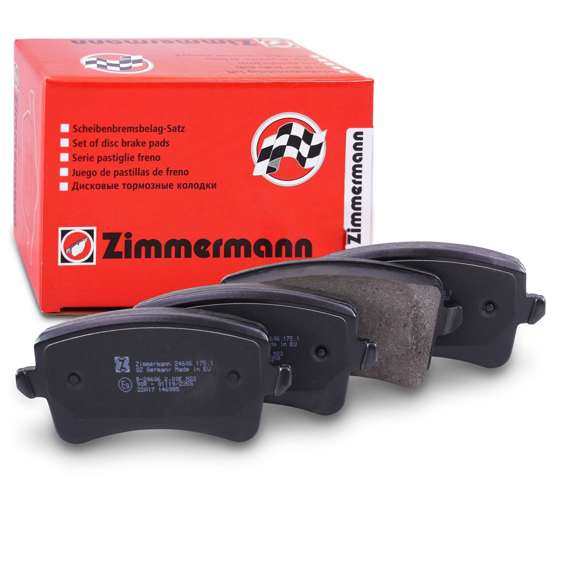ZIMMERMANN 24606.175.1 Serie Bremsbeläge, vorne, inklusive Platte dämpfend ZIMMERMANN 24606.175.1 Serie Bremsbeläge, vorne, inklusive Platte dämpfend von Zimmermann