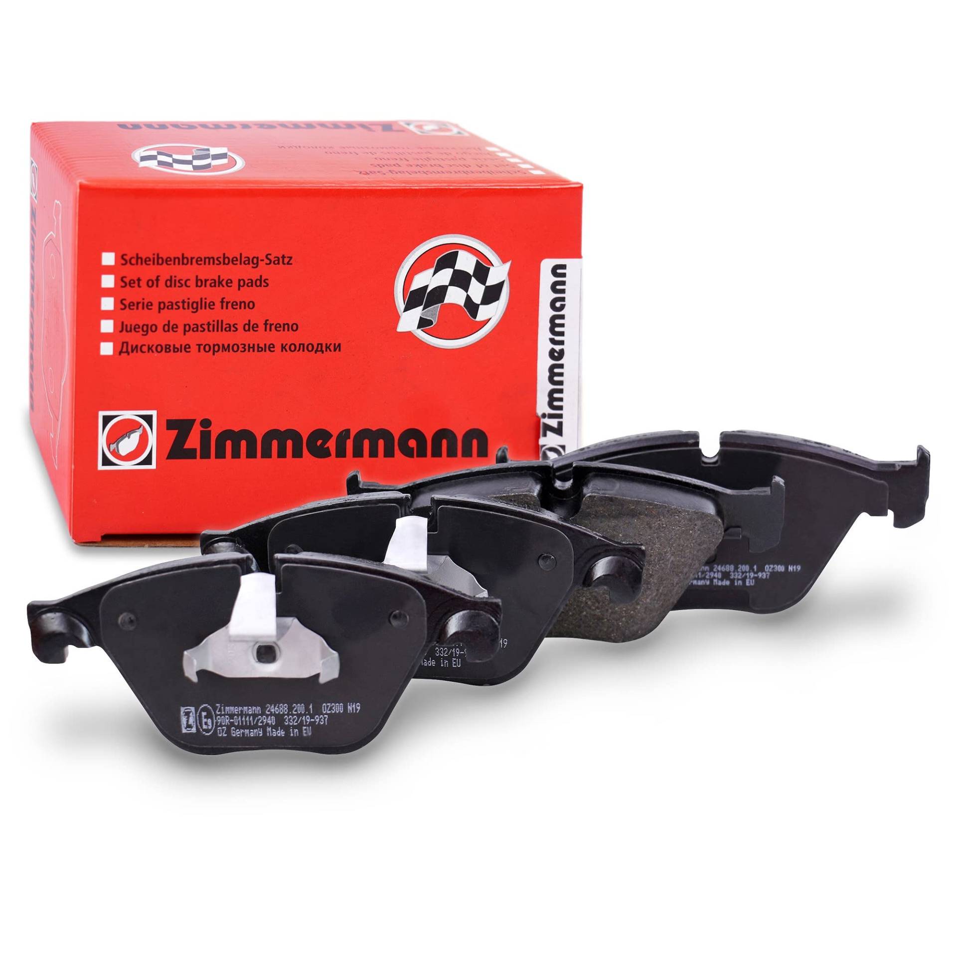 ZIMMERMANN 24688.200.1 Bremsbeläge vorne Vorderachse von Zimmermann