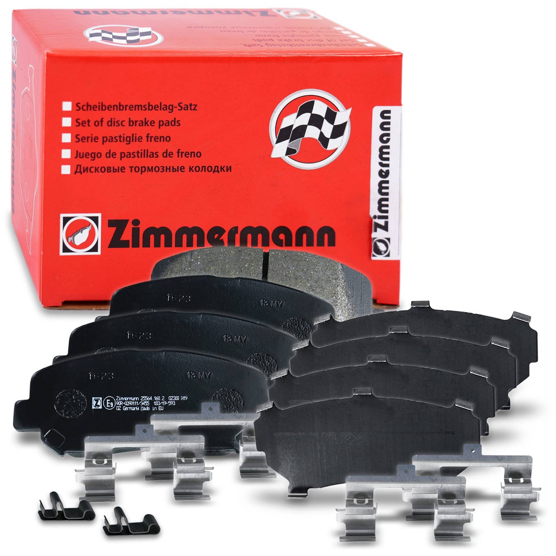 ZIMMERMANN Bremsbelagsatz Vorderachse ZIMMERMANN Bremsbelagsatz Vorderachse von Zimmermann