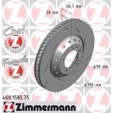 ZIMMERMANN 460.1585.75 Bremsscheibe hinten Stanzteile Z, Fell ZIMMERMANN 460.1585.75 Bremsscheibe hinten Stanzteile Z, Fell von Zimmermann