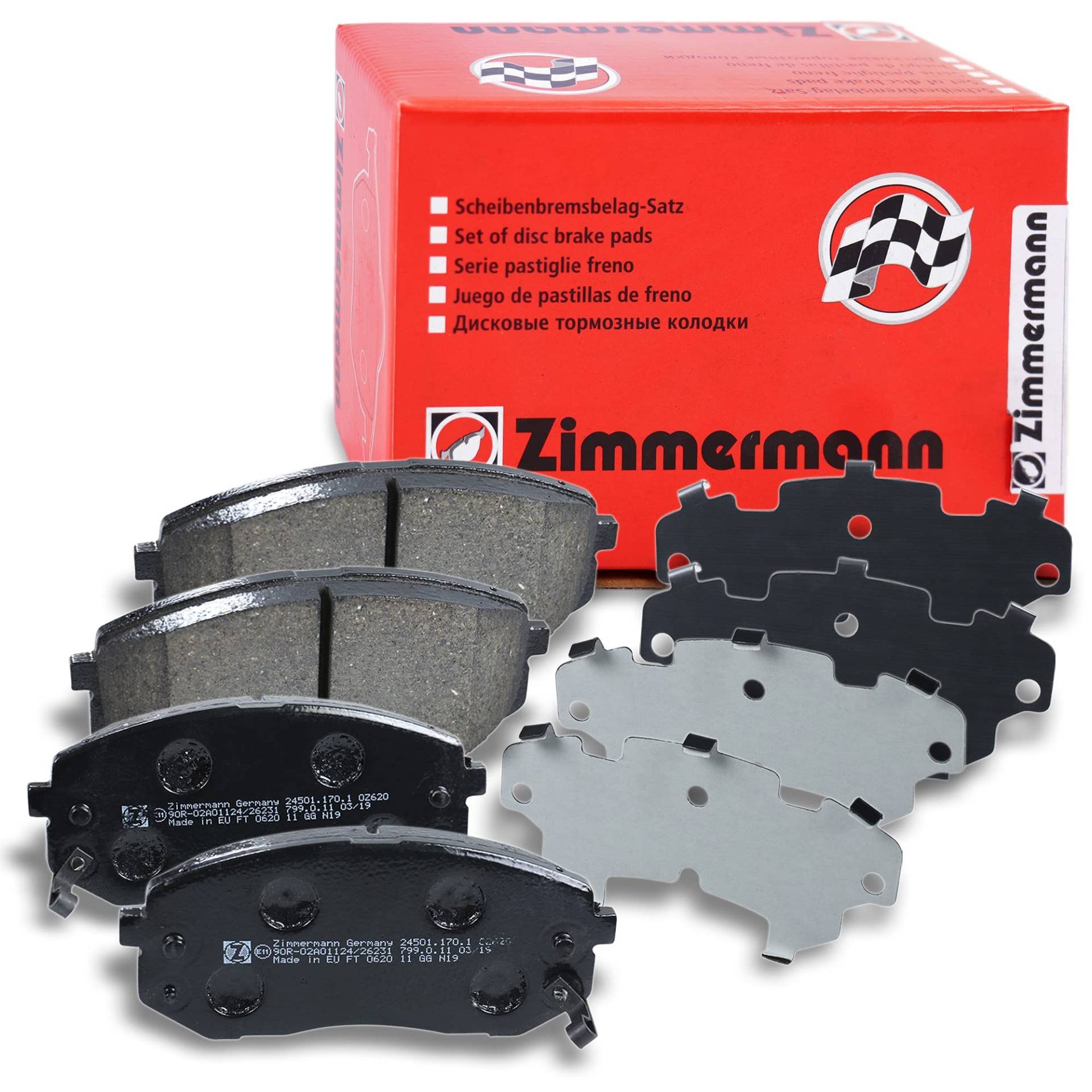 ZIMMERMANN Bremsbelagsatz 24501.170.1 ZIMMERMANN Bremsbelagsatz 24501.170.1 von Zimmermann