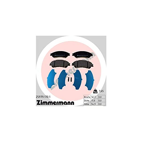 ZIMMERMANN Bremsbeläge vorne (Satz) 25979.170.1 ZIMMERMANN Bremsbeläge vorne (Satz) 25979.170.1 von Zimmermann