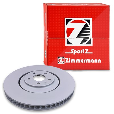 Zimmermann 1x Bremsscheibe belüftet vorne [Hersteller-Nr. 100.3363.75] für Audi von Zimmermann