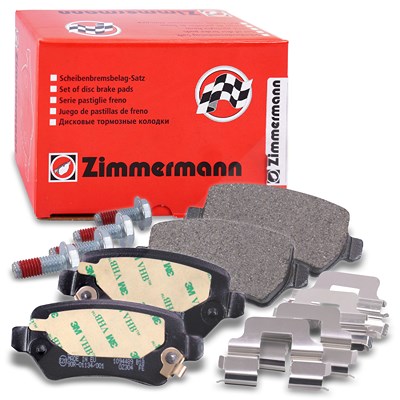 Zimmermann Bremsbelagsatz Hinterachse [Hersteller-Nr. 23417.150.1] für Kia, Opel von Zimmermann