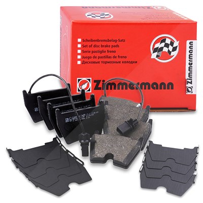 Zimmermann Bremsbelagsatz mit Warnkontakt vorne [Hersteller-Nr. 24888.170.2] für Audi, Lamborghini, VW von Zimmermann