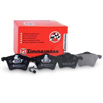 Zimmermann Bremsbelagsatz mit Warnkontakt vorne [Hersteller-Nr. 23418.190.1] für Ford, Seat, VW von Zimmermann