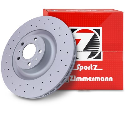Zimmermann 1x Sport-Bremsscheibe belüftet vorne [Hersteller-Nr. 100.3305.52] für Audi, VW von Zimmermann