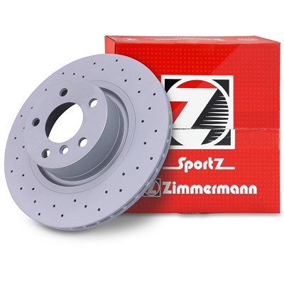 Zimmermann 1x Sport-Bremsscheibe belüftet hinten [Hersteller-Nr. 150.3495.52] für BMW von Zimmermann