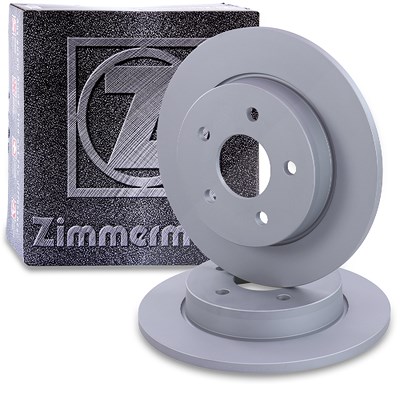Zimmermann Bremsscheibe Hinterachse Voll [Hersteller-Nr. 250.1355.20] für Ford von Zimmermann