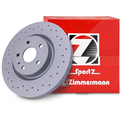 Zimmermann 1x Sport-Bremsscheibe belüftet vorne [Hersteller-Nr. 430.2616.52] für Opel von Zimmermann