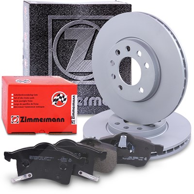 Zimmermann Bremsscheiben + Bremsbeläge Vorderachse für Opel Zimmermann Bremsscheiben + Bremsbeläge Vorderachse für Opel von Zimmermann