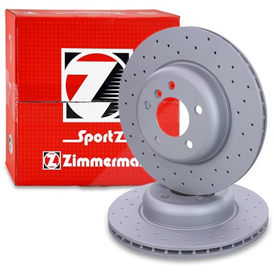 Zimmermann Sport-Bremsscheibe Ø330 belüftet Vorderachse [Hersteller-Nr. 150.3482.52] für BMW von Zimmermann