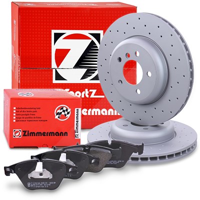 Zimmermann SPORT-Scheiben + Beläge Vorne Belüftet für BMW Zimmermann SPORT-Scheiben + Beläge Vorne Belüftet für BMW von Zimmermann
