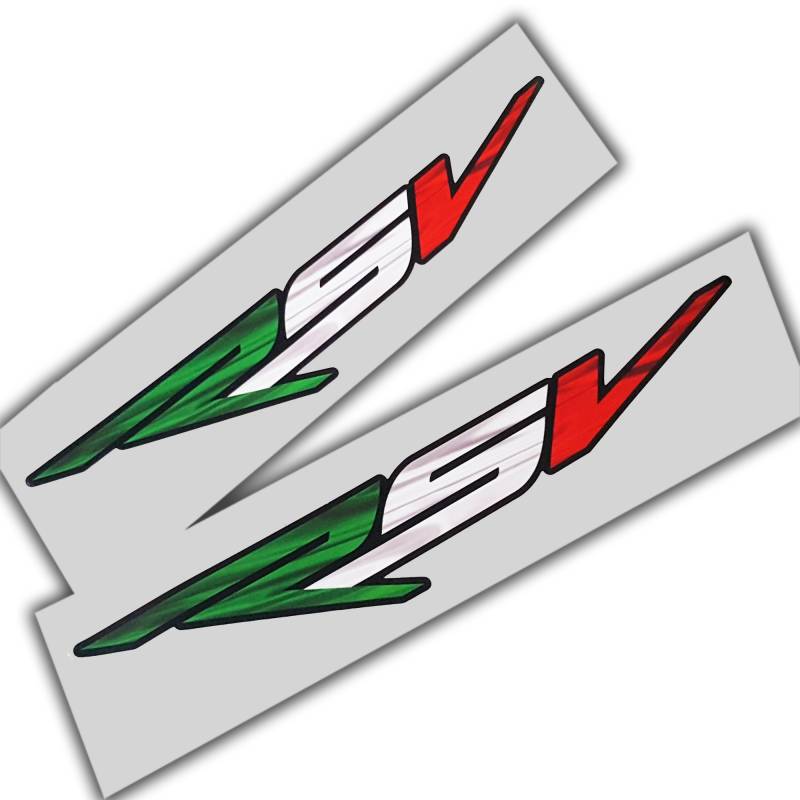 Aprilia RSV Italienische Flagge Stil Aufkleber Aufkleber Grafiken X 2 von ZionDesigns