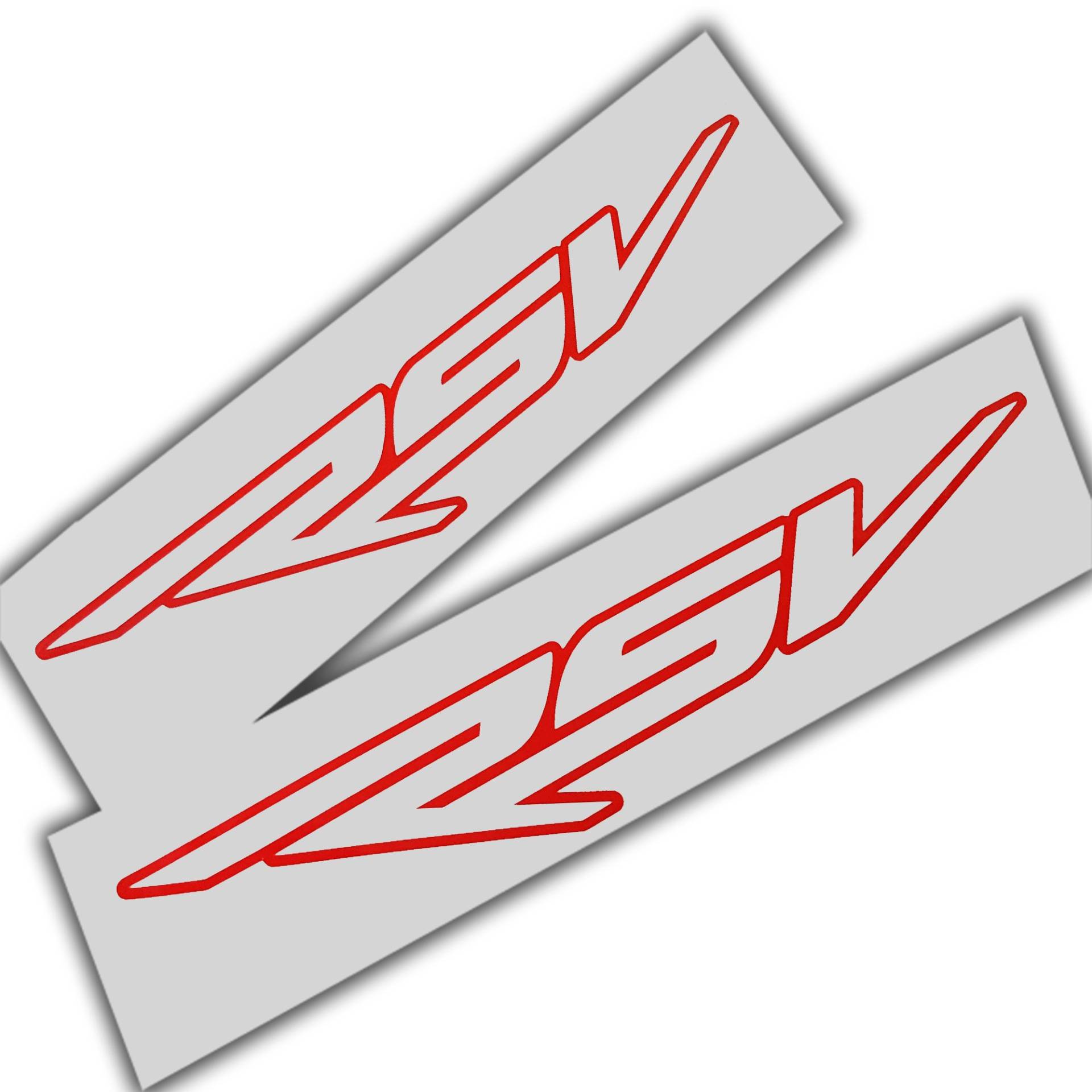 Aprilia RSV Outline Stil Rot Aufkleber Aufkleber Grafiken X 2 von ZionDesigns