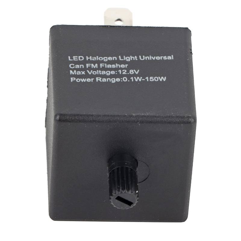 Blinkrelais 12 V 24 V 3 Pin LED Auto Relais Blinkrelais Geschwindigkeitsanzeige Blinkrelais LED Blinkrelais verstellbar LED Blinkrelais von Zisemeil